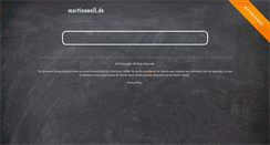 Desktop Screenshot of martinawoll.de